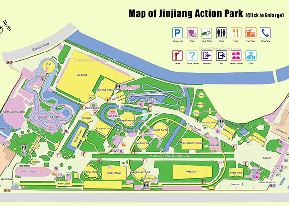 Map of Jinjiang Action Park