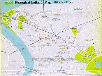 Map of Lujiazui