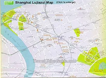 Map of Lujiazui