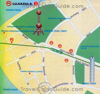 Lujiazui Subway Station Map