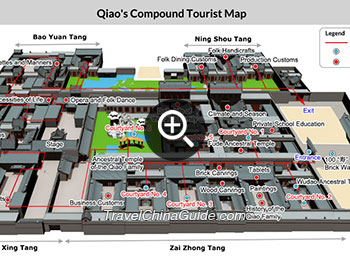 Map of Qiao Family Compound