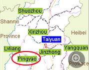 Location in Shanxi