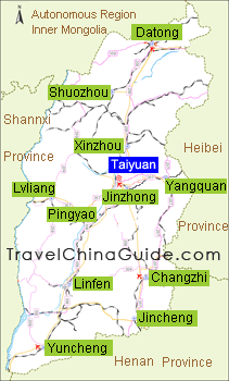 Jinzhong Map