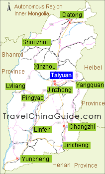 Image result for shanxi province map