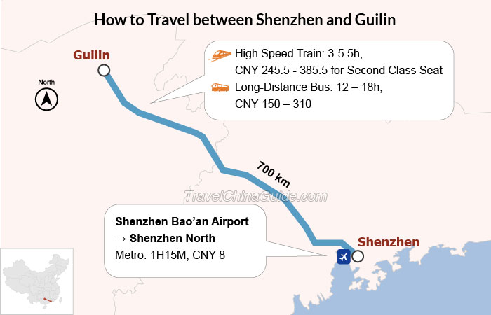 How to Travel between Shenzhen and Guilin