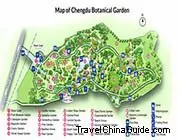 Map of Chengdu Botanical Garden