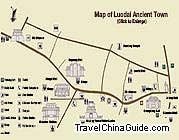 Map of Luodai Ancient Town