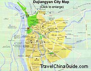 Dujiangyan City Map