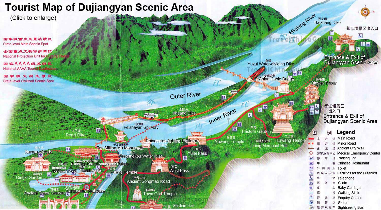 Sichuan Maps: Cities, Attractions, Streets