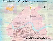Emeishan City map