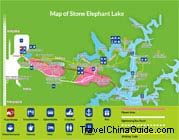 Map of Stone Elephant Lake