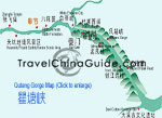Yangtze Qutang Gorge Map