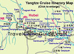 Yangtze Cruise Itinerary Map