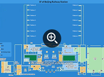 Beijing Railway Station Front Square Map