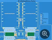 Map of Beijing Railway Station 2F