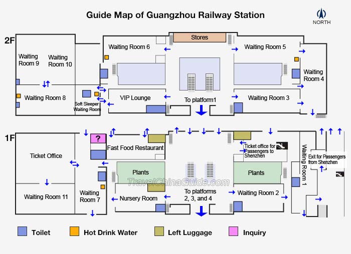 Guangzhou Railway Station Map