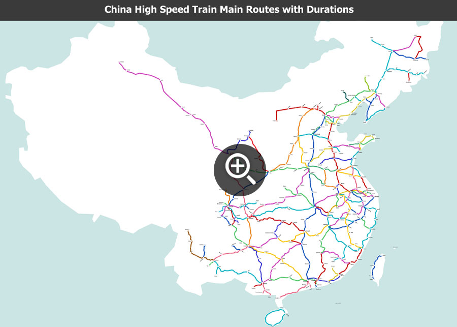 2016 China High Speed Railway Map