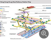 Hong Kong Hung Hom  Railway Station Map