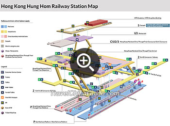 Hong Kong Hung Hom Railway Station Map