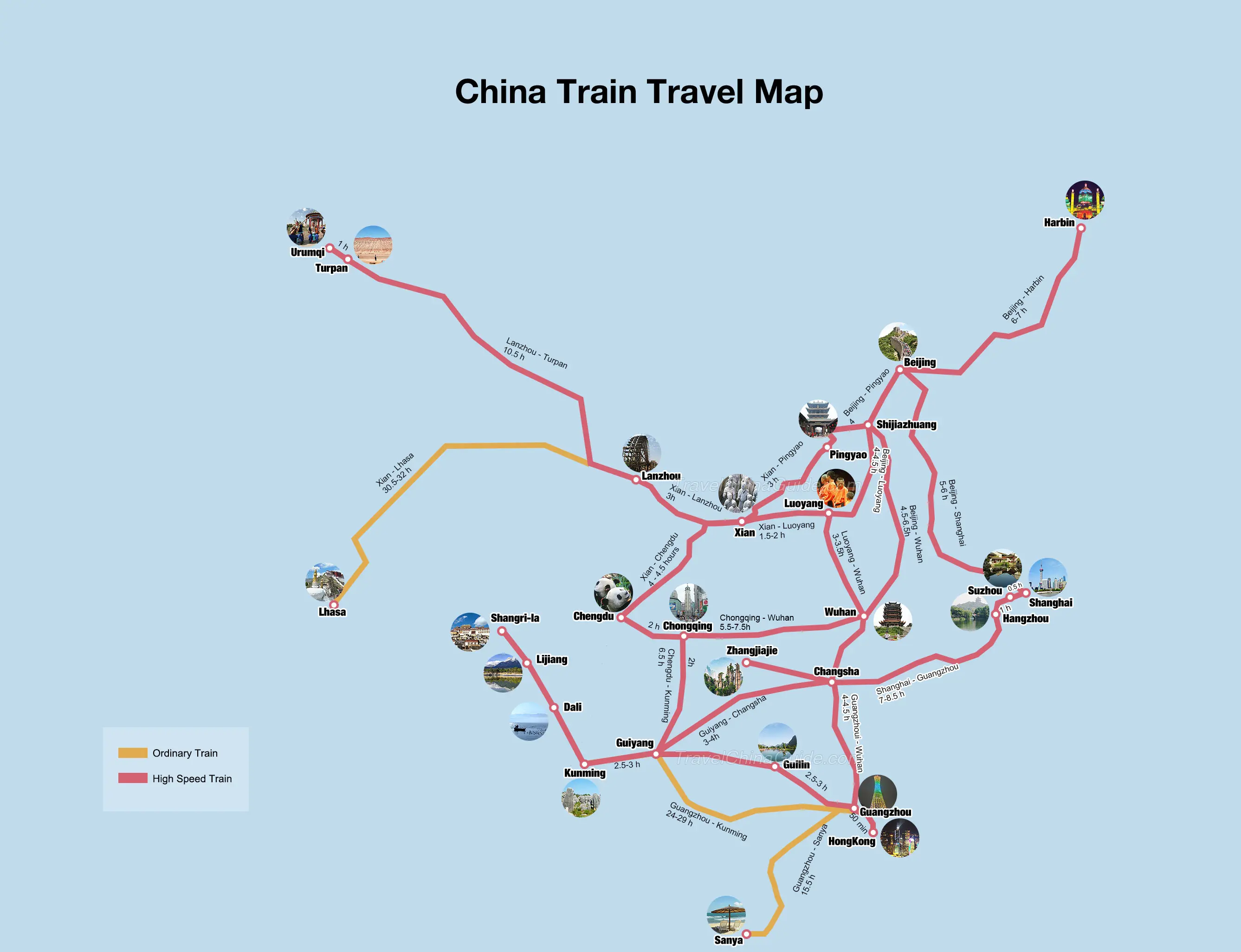 shenzhen to beijing train travel time