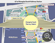 Shanghai South Railway Station Transportation Map