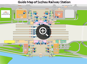 Map of Suzhou Railway Station
