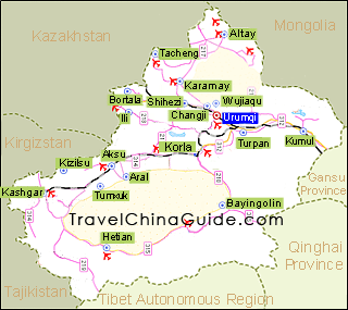 Turpan Map