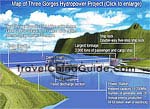 Map of Three Gorges Hydropower Project
