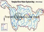 Yangtze River Water System Map