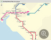 Map of Kunming Subway