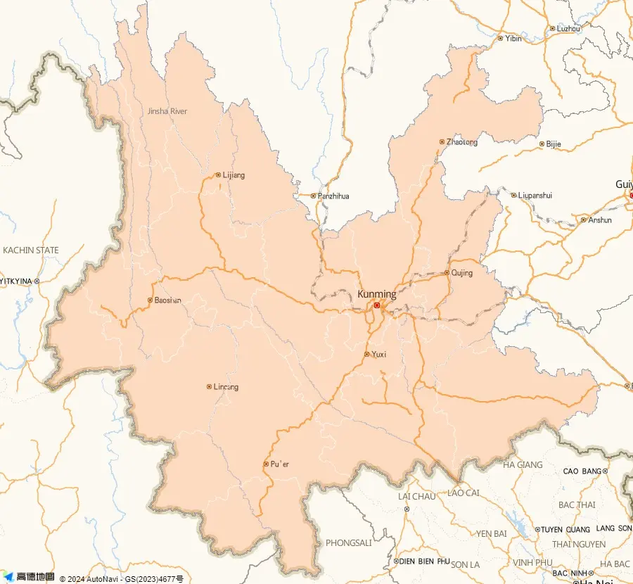Guangdong tourist map