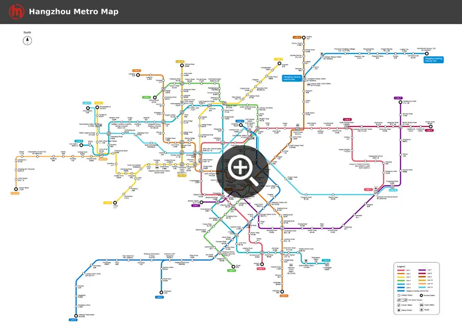 Hangzhou Subway Map