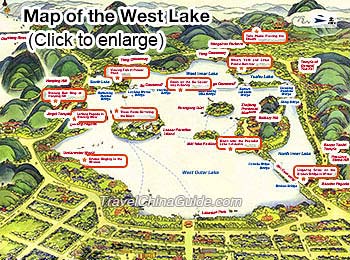 Map of West Lake