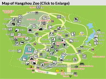 Map of Hangzhou Zoo