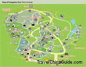 Map of Hangzhou Zoo