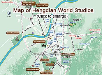 Map of Hengdian World Studios