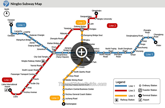Ningbo Subway Map