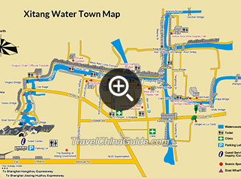 Xitang Water Town Map