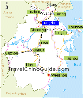 Shaoxing Map