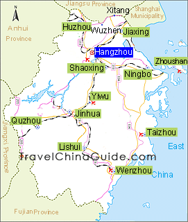 Taizhou Map