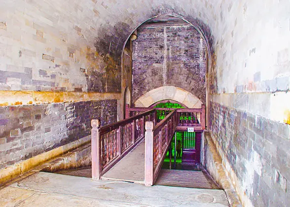 Inside the tomb