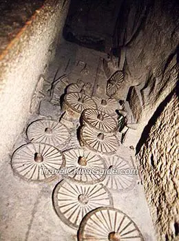 The wheels of chariots