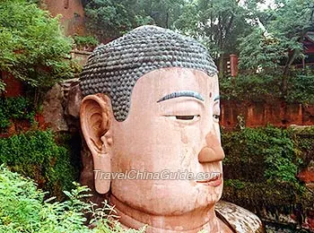 Head of Leshan Giant Buddha