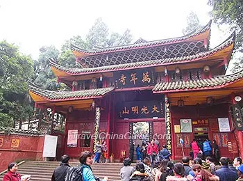 A Temple on Mt. Emei