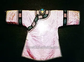 Pink silk clothes