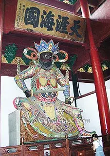 The Buddha Sculpture in the Temple of Soul''s Retreat