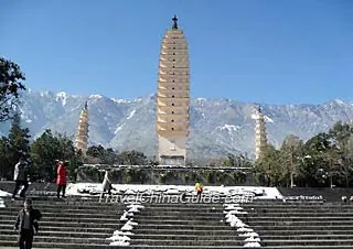 Elegant Three Pagodas