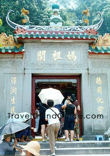 Visitors in the A-Ma Temple