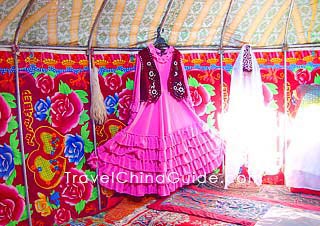 Clothes of Kazak Woman
