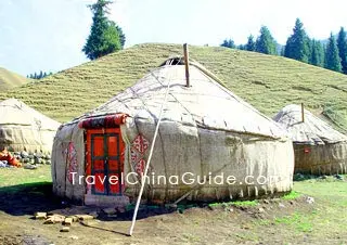 Yurts of Kazak Nationality